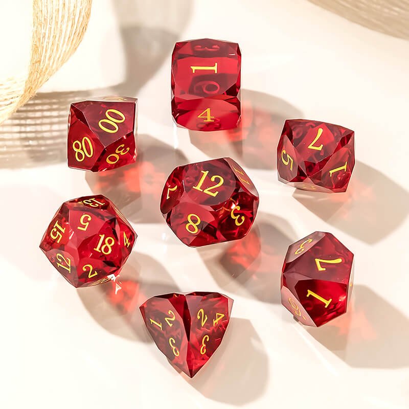 diamond Transparent red