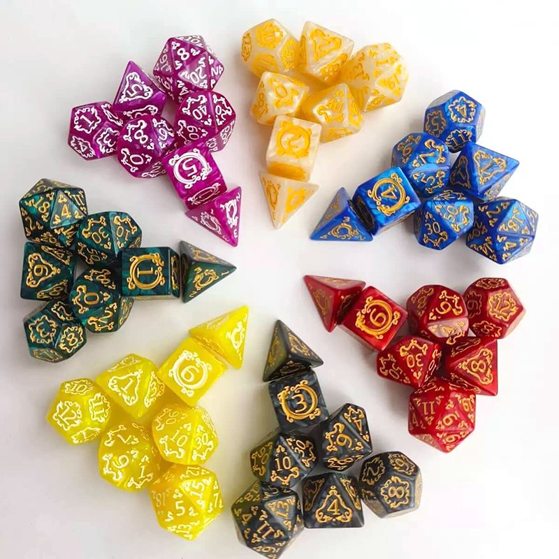 acrylic dice set2